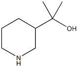 2-ピペリジン-3-イルプロパン-2-オール 化学構造式