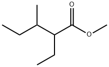 Methyl 2-ethyl-3-Methylpentanoate Struktur
