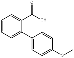 2-(4-Methylthiophenyl)benzoic acid Struktur
