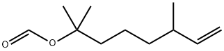 2,6-二甲基-7-辛烯-2-醇甲酸酯,25279-09-8,结构式