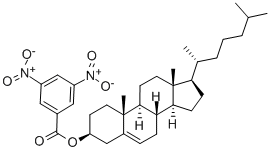 胆甾醇 3,5-二硝基苯甲酸酯,25279-63-4,结构式