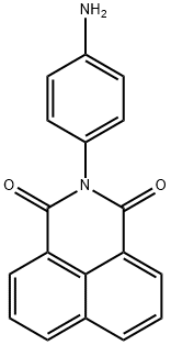 2-(4-氨基苯基)-1H-苯[DE]异喹啉-1,3(2H)-二酮, 25287-05-2, 结构式