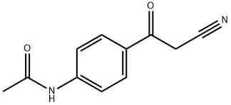 N-[4-(CYANOACETYL)PHENYL]-ACETAMIDE Structure