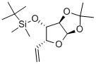 1,2-ISOPROPYLIDENE-3S-O-T-BUTYL DIMETHYL SILYL-4-VINYL TETRAHYDROFURAN Struktur
