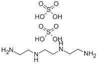 N,N′-ビス(2-アミノエチル)エチレンジアミン・2硫酸塩 化学構造式