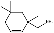 2-Cyclohexene-1-methanamine,  1,5,5-trimethyl-,252921-81-6,结构式