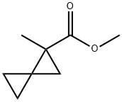 Spiro[2.2]pentanecarboxylic acid, 1-methyl-, methyl ester (9CI) Struktur
