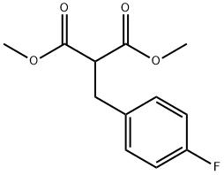 DIMETHYL 2-(4-FLUOROBENZYL)MALONATE Structure