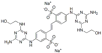 25295-51-6 disodium 4,4'-bis[[4-amino-6-[(2-hydroxyethyl)amino]-1,3,5-triazin-2-yl]amino]stilbene-2,2'-disulphonate 