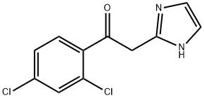 2',4'-Dichloro-2-imidazole acetophenone Struktur