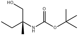 Carbamic acid, [(1R)-1-(hydroxymethyl)-1-methylpropyl]-, 1,1-dimethylethyl Structure