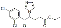 1H-Imidazole-1-butanoic  acid,  -gamma--(2,4-dichlorobenzoyl)-,  ethyl  ester Structure