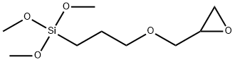 3-缩水甘油醚氧基丙基三甲氧基硅烷, 2530-83-8, 结构式