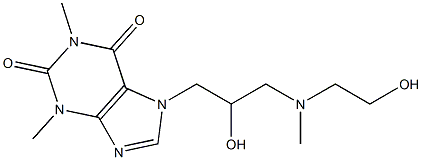 크산티놀(7-(2-하이드록시-3-(하이드록시에틸)-N-메틸아미노)프로필)테오필린)