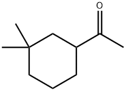 1-(3,3-ジメチルシクロヘキシル)エタノン 化学構造式