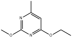 Pyrimidine, 4-ethoxy-2-methoxy-6-methyl- (9CI) Struktur