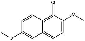 1-Chloro-2,6-dimethoxynaphthalene Structure