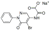 N-(5-Bromo-1,6-dihydro-6-oxo-1-phenylpyridazin-4-yl)oxamidic acid sodium salt,25316-56-7,结构式