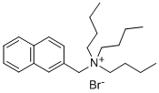 N-(2-NAPHTHYL METHYL)-N,N,N-TRIBUTYL AMMONIUM BROMIDE 化学構造式