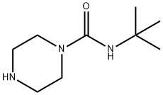 1-Piperazinecarboxamide,N-(1,1-dimethylethyl)-(9CI) Struktur