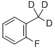 2-フルオロトルエン-Α,Α,Α-D3 化学構造式