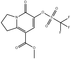 메틸5-OXO-6-TRIFLUOROMETHANESULFONYLOXY-1,2,3,5-TETRAHYDROINDOLIZINE-8-CARBOXYLATE
