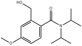 N,N-DIISOPROPYL-2-HYDROXYMETHYL-4-METHOXYBENZAMIDE Structure