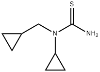 Thiourea,  N-cyclopropyl-N-(cyclopropylmethyl)- Struktur