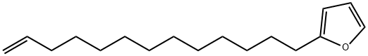 2-(12-Tridecenyl)furan Structure