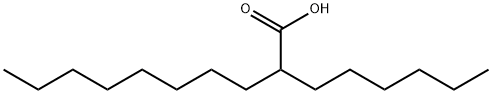 2-已基十一酸, 25354-97-6, 结构式
