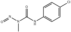 3-(4-氯苯基)-1-甲基-1-亚硝基脲, 25355-61-7, 结构式