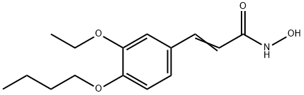 3-(4-Butoxy-3-ethoxyphenyl)-2-propenehydroximic acid Structure