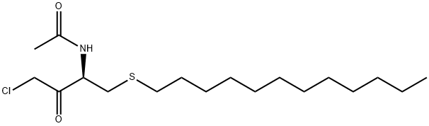 AC-CYS(DODECYL)-CHLOROMETHYLKETONE,253589-60-5,结构式