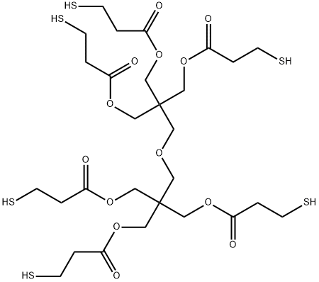 肌醇六(巯基丙酸酯) 结构式