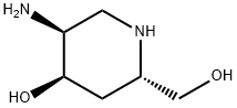 2-Piperidinemethanol,5-amino-4-hydroxy-,(2S,4R,5S)-(9CI) 化学構造式