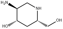 2-Piperidinemethanol,5-amino-4-hydroxy-,(2S,4S,5S)-(9CI) 化学構造式