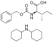 Cbz-D-allo-Ile·DCHA Struktur