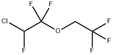 1,1,2-TRIFLUORO-2-CHLOROETHYL 2,2,2-TRIFLUOROETHYL ETHER 化学構造式