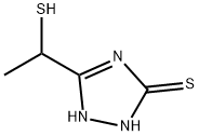 3-(1-Mercaptoethyl)-4,5-dihydro-1H-1,2,4-triazole-5-thione Structure