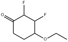 Cyclohexanone,  4-ethoxy-2,3-difluoro-,253676-59-4,结构式