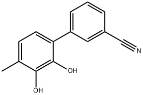 [1,1-Biphenyl]-3-carbonitrile, 2,3-dihydroxy-4-methyl- (9CI) Structure