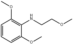 2,6-DIMETHOXY-N-(2-METHOXYETHYL)BENZENAMINE 结构式