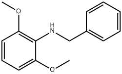 N-BENZYL-2,6-DIMETHOXYBENZENAMINE 结构式