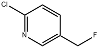 Pyridine, 2-chloro-5-(fluoromethyl)- (9CI) 结构式