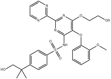 ヒドロキシボセンタン 化学構造式
