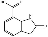 2-OXO-INDOLINE-7-CARBOXYLIC ACID 化学構造式