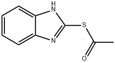 Ethanethioic acid, S-1H-benzimidazol-2-yl ester (9CI) 结构式