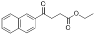 4-(2-ナフチル)-4-オキソ酪酸エチル 化学構造式