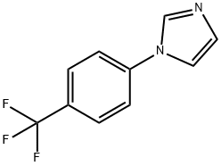 1-(4-トリフルオロメチルフェニル)イミダゾール 化学構造式