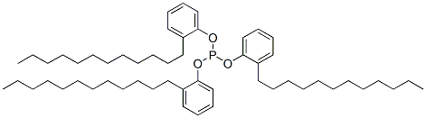 tris(dodecylphenyl) phosphite Struktur